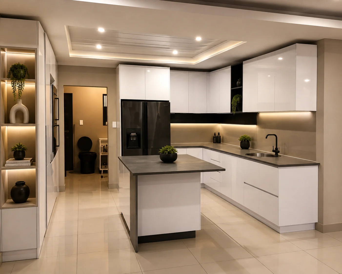 Custom kitchen cabinetry designed and installed by TT Home Furnishings